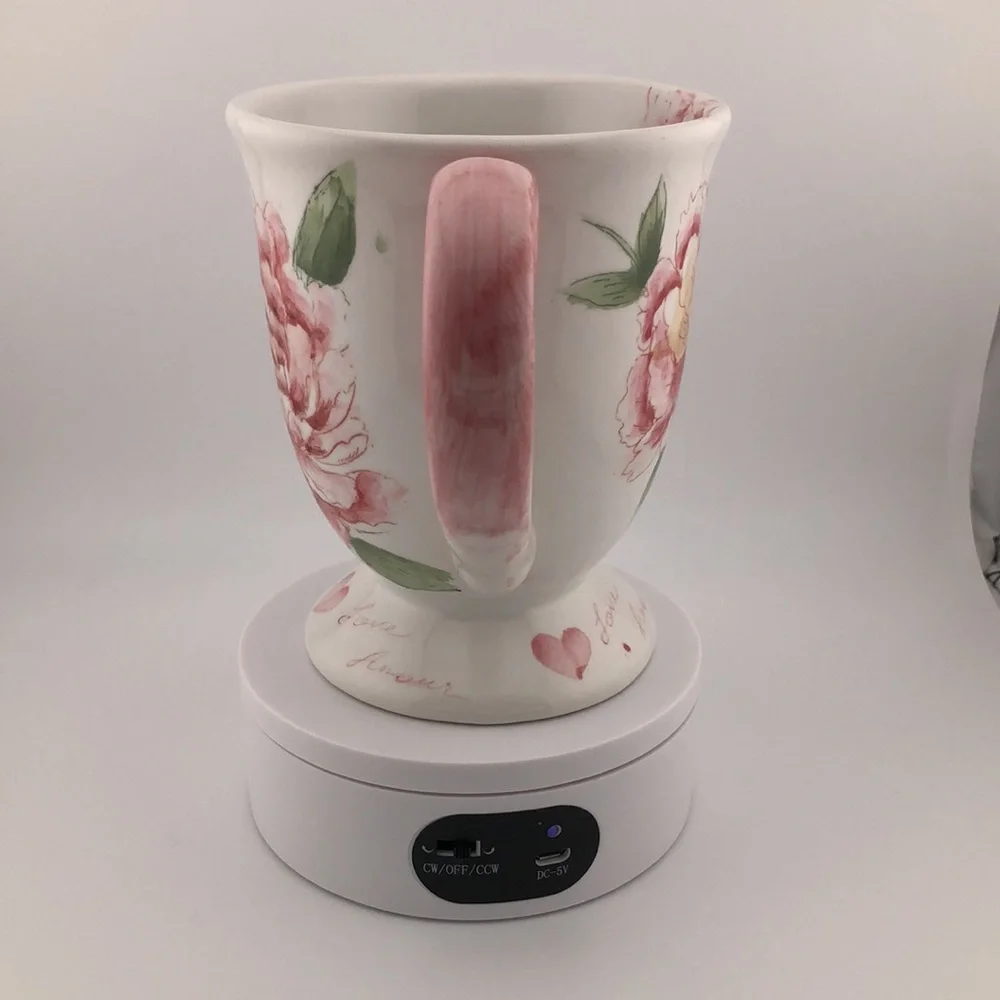 Maxcera Amour 16oz Mug White Pink Green - Picture 3 of 3